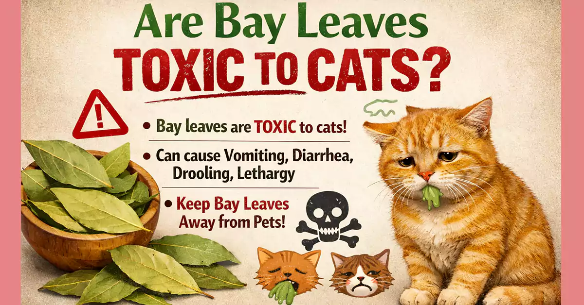 Are bay leaves toxic to cats?