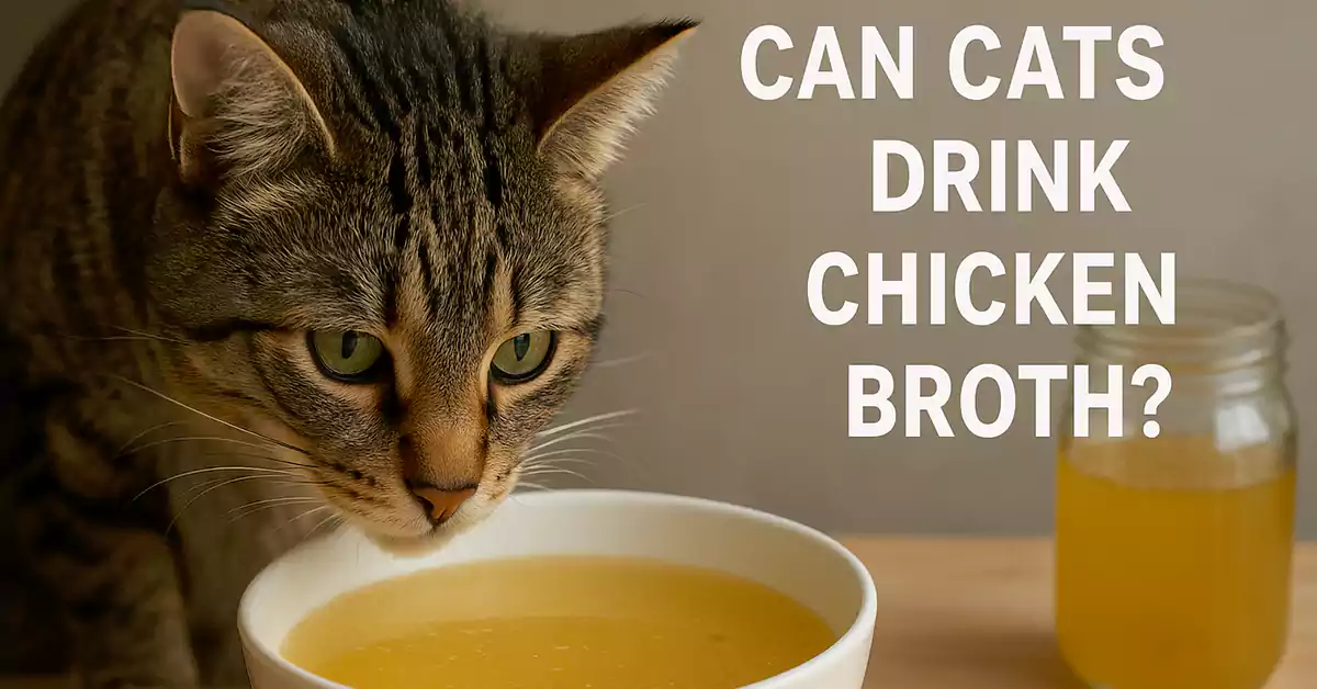 Can Cats Drink Chicken Broth?