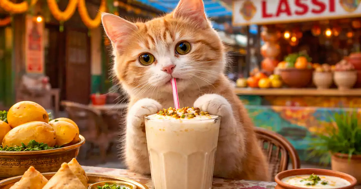 Can Cats Drink Lassi or Mango Lassi?