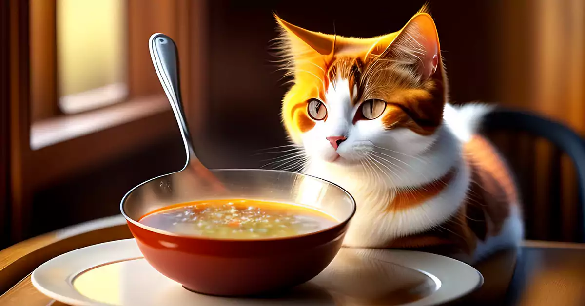 Can Cats Drink Soup?